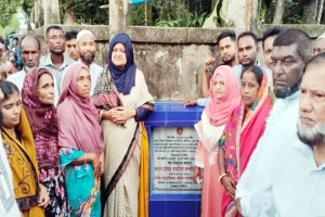 ওসমানীনগরে বিভিন্ন উন্নয়ন প্রকল্পের উদ্বোধন করলেন এমপি লুনা