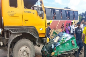 ওসমানীনগরে দুর্ঘটনায় একই পরিবারের ৩ জনসহ নিহত ৪