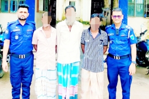 জকিগঞ্জে সাজাপ্রাপ্ত আসামীসহ গ্রেফতার ৩