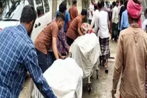 ওসমানীনগরে সড়ক দুর্ঘটনায় নিহত ৯ জনের লাশ হস্তান্তর