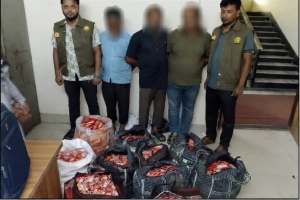 নগরীতে ডিবি পুলিশের অভিযানে ভারতীয় চকলেটের চালানসহ আটক ৩