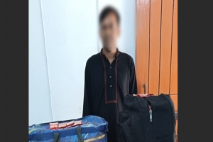 দক্ষিণ সুরমায় ভারতীয় পণ্যসহ আটক ১