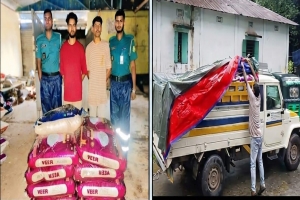 বড়শলায় ভারতীয় ভাসমতি চালসহ আটক ২