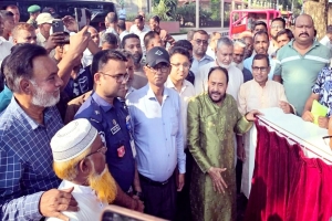 শ্রীমঙ্গলে প্রায় ৬ কোটি টাকা ব্যয়ে গ্রামীণ সড়ক পুনর্বাসন কাজের উদ্বোধন