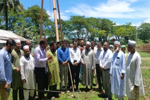 জকিগঞ্জে ৫ কোটি টাকা ব্যয়ে ফ্লাড সেন্টারের ভিত্তিপ্রস্তর স্থাপন