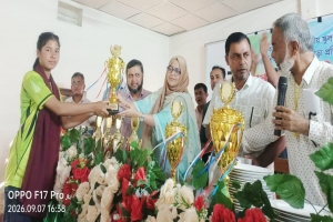 কুলাউড়ায় গ্রীষ্মকালীন ক্রীড়া প্রতিযোগিতার পুরস্কার বিতরণ