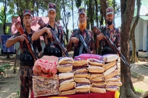 সিলেট সীমান্তে প্রায় ৬৯ লাখ টাকার ভারতীয় পণ্য জব্দ
