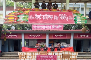 সিলেট সীমান্তে পৃথক অভিযানে প্রায় ২ কোটি টাকার পণ্য জব্দ