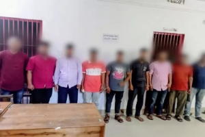 দক্ষিণ সুরমায় অর্ধকোটি টাকা ছিনতাই: বিকাশের কর্মীসহ গ্রেপ্তার ৯