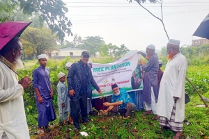 ধনুকান্দি মাদরাসায় জালালাবাদ রোটারি ক্লাবের উদ্যোগে বৃক্ষরোপণ কর্মসূচি