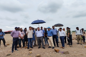 বিছনাকান্দি কোয়ারি পরিদর্শনে বিভাগীয় কমিশনার