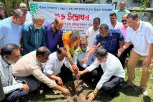 শ্রীমঙ্গলে বৃক্ষরোপণ কর্মসূচির উদ্বোধন